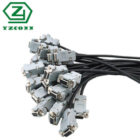 Personalizado 4 Pin Jst Xh 2,54 a DB9 Hembra RS232 Serial Leadshine Servo Drive Encoder Cable Conector