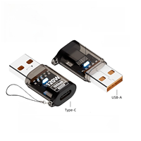 Adaptor USB 3.2 OTG Kecepatan Tinggi USB A Male ke Type-C Female Konverter Konektor Transfer Data untuk Ponsel & Tablet Type-C