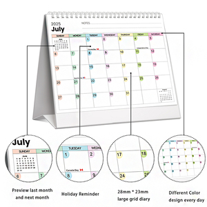 <span class=keywords><strong>Hot</strong></span> New <span class=keywords><strong>2025</strong></span> Tiếng Anh bàn lịch sáng tạo đơn giản văn phòng Máy tính để bàn trang trí xách tay lịch 13 trang - Product Image 6