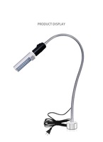Lampe de travail LED magnétique 20W 30W 220V IP65 6000K à col de cygne flexible pour machine de fraisage CNC, perceuse, lampe de réparation industrielle