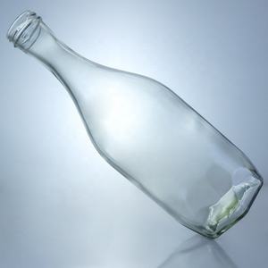 Flint vide rond recyclable de haute qualité 250ml 350ml 450ml bouteille de whisky d'alcool en verre avec couvercle emballage en Carton - Product Image 6