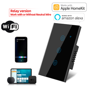 호주 표준 무중성선 홈 키트 스마트 라이프 원격 제어 WiFi 글래스 패널 CE 인증 스마트 스위치 - Product Image 1