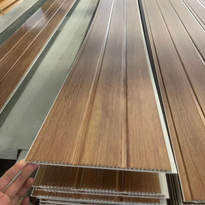 Tablilla decorativa de PVC para <span class=keywords><strong>techo</strong></span>, tablero con efecto de <span class=keywords><strong>madera</strong></span>, <span class=keywords><strong>techo</strong></span> liso de cielo de <span class=keywords><strong>madera</strong></span> de PVC para decoración del hogar - Product Image 2