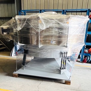 Motor de tamiz de cribado de acero de 2 capas para industrias de construcción química Línea de secadora Máquina de tamiz de vaso vibratorio de cebolla - Product Image 3