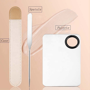 YOUXIN YX2025112211 HQ Descuento Mixto por Compra: Set de 3 Espátulas y Paletas de Maquillaje de Acero Inoxidable con Estuche - Product Image 1
