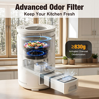 Broyeur de déchets alimentaires OEM ODM, machine de compostage de déchets de cuisine, composteur électrique de cuisine 4,5 L avec écran LED