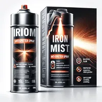 Agent de soudage professionnel anti-éclaboussures à base d'eau de 500 ml, sans silicone, pour des surfaces propres et un nettoyage facile