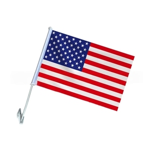 Bandiera per Finestrino Auto USA-Canada-Messico 2026, 30x45cm, Stampa Monofacciale con Asta, Personalizzabile con Bandiera di Qualsiasi Paese - Product Image 6