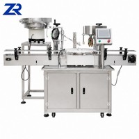 Machine de capsulage automatique pour poudre de thé, bocaux en papier, plastique, PET, boîtes de conserve et couvercles en plastique