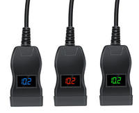 Chargeur USB double USB Type C PD Quick Charge 3.0 avec voltmètre sur interrupteur OFF Moto
