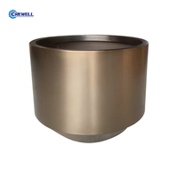 Vases de sol modernes en acier inoxydable pour plantes, design Art Déco, pour mariages, intérieur et extérieur, placage PVD, vente en gros