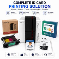 Impresora de Tarjetas de Identificación de PVC Evolis Primacy2, Impresión a una o dos Caras por Sublimación, Control de Acceso para Empleados, Máquina de Impresión de Tarjetas de Plástico CR80