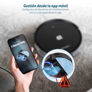 Aspirateur robot Grunkel 2100Pa avec contrôle Wi-Fi, nettoyage intelligent - Product Image 4
