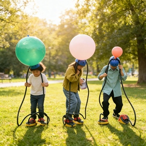 Nouveaux jeux gonflables, pompe à air à pression de pied, jeu de frapper un ballon gonflable, durable pour les enfants, parc d'attractions en plein air - Product Image 1