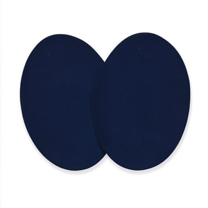 Patch Ilan 9,5x14 cm, confezione da 2 pezzi, colore blu scuro, per riparazione abbigliamento - Product Image 2