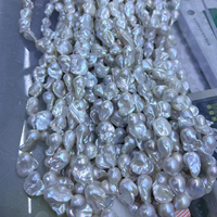 Perles d'eau douce naturelles, perles baroques, perles naturelles, brins de perles, grandes perles baroques, perles d'eau douce baroques