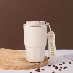 Stainless Steel Tumbler Vacuum Flask With Lid Thermal Insulation Travel Mug Minimalist Design Coffee <b>Cup</b> 12-24 Hours Keep Warm - Product Image 6
