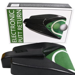 Máquina de Práctica de Golf con Retorno Automático de Pelotas, Color Negro, con Caja de Color - Product Image 1