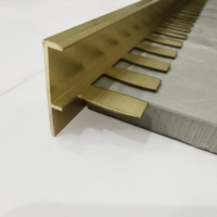 Garniture de bordure de carrelage en laiton