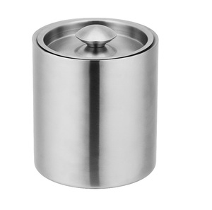 Đôi tường Xô đá 2000ml có nắp cho bồn nước giải khát và lưu trữ nước đá - Product Image 1