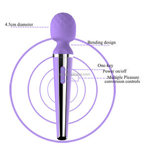 SacKnove Mejor Usb Eléctrico Masaje de Manos Potente <span class=keywords><strong>Motor</strong></span> Vibración Silicona Juguetes Sexuales Cuerpo Av Vibrador Masajeador Para Parejas Mujeres - Product Image 5