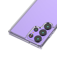 Pour Samsung Galaxy S25 S24 ULTRA PLUS S23 S22 S21 FE A14 5G A05 Core coque de téléphone Transparent clair acrylique TPU couverture de téléphone portable