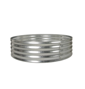 Brasero de camping extérieur rond de 48 pouces, en acier galvanisé, pour brûlage direct, à monter soi-même - Product Image 3