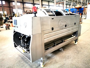 500L-5000L/시간 AISI 304 포도 및 와인 가공 기계 용 스테인레스 스틸 공압 프레스 - Product Image 4