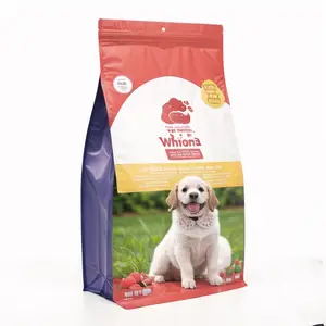 Seal Plastic Packaging Custom Printed Heat Seal Plastic Bag Soft Plastic Fishing Lure Packaging Pet Food Bag