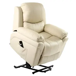 Geeksofa Luxury Design Adjustable Dual OKin Motor Power Riser Chair With Big Customizable WingBack And Massage Function