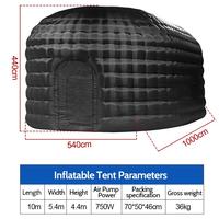 Tente de discothèque gonflable personnalisée pour jardin, discothèque gonflable extérieure, maison de fête portable, discothèque gonflable à louer