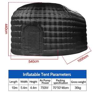 Tente de discothèque gonflable personnalisée pour jardin, discothèque gonflable extérieure, maison de fête portable, discothèque gonflable à louer - Product Image 2