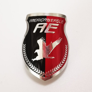 Pegatina de aluminio fundido a presión de metal para bicicleta, logotipo personalizado con <span class=keywords><strong>nombre</strong></span> para etiqueta personalizada, <span class=keywords><strong>pegatinas</strong></span> de logotipo de marco de bicicleta - Product Image 4