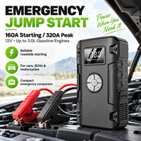 Démarreur portable 6000mAh 320A avec gonfleur de pneus pour démarrage d'urgence de voiture - Fournisseur