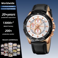 Montre Homme SKMEI 9312 Multi Chrono, Chronomètre, Date, Étanche 30M, Montre à Quartz pour Homme, Usage Quotidien, Affaires, Décontractée