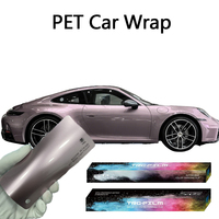 Vinilo Adhesivo Brillante para Envolver Autos, Resistente al Agua, Removible, Sin Burbujas, para Autos de Segunda Mano