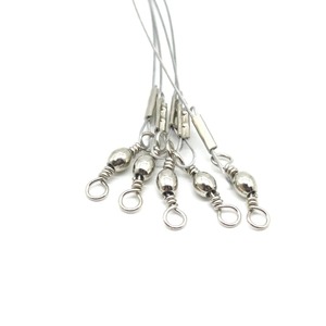 5 pcs thép không gỉ xoay câu cá giải quyết duy nhất Tie thép gai Móc Mồi mồi với dây thép móc - Product Image 5