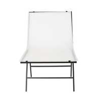 Table de photographie portable flexible mini studio en ABS blanc 0,6 m x 1 m pour appareil photo