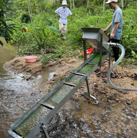 Machine de traitement des minerais en spirale rotative portable pour l'Afrique, moulin à spirale pour l'or