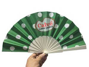 Custom Logo Advertising Promotional Type Plastic Hand Fan Cheap Plastic PP Hand Fan - Product Image 4