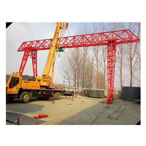 رافعة جسرية كهربائية صغيرة بسعر المصنع مع إطارات مطاطية، رافعة شبه جسرية محمولة للورش - Product Image 6