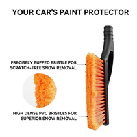 Brosse à neige multifonctionnelle détachable avec grattoir à glace pour dégivrage et élimination de la neige