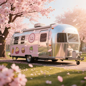 2025 Street Concession Trailer Square Mobile <b>Kitchen</b> Fast Trailers Fully Equipped Us Standards Food Truck For Sale - Product Image 2