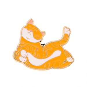 Pins de esmalte listos para enviar con frases de gatos, estilo <span class=keywords><strong>Coqui</strong></span> latino puertorriqueño, Jw Stockholm, venta al por mayor internacional, anime, metal personalizado, dibujos animados - Product Image 3