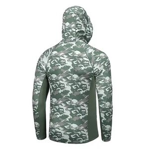 Chemise de pêche décontractée pour homme, nouvelle conception personnalisée, impression, protection UV, légère, coupe-vent, t-shirt de pêche - Product Image 5