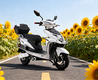 Skuter Listrik Murah CKD 1500W 60V Moped Layanan OEM Langsung dari Pabrik