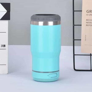 Cross-border 304 Stainless Steel Insulated Cup Bluetooth Speaker Car Cup <b>Double</b>-<b>walled</b> Vacuum Portable Ice Cup 6-12 Hours - Product Image 5
