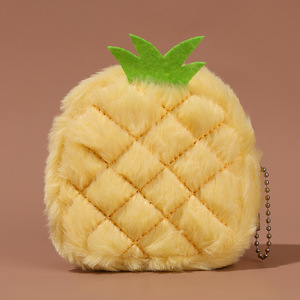 Llavero de Peluche Kawaii Personalizado de Algodón Supersuave de 10 cm con Frutas Bordadas: Fresa, Sandía, Naranja, Kiwi - Product Image 2