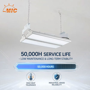 Ledmic Kapalı Basketbol Sahası Aydınlatması UGR<19 Parlama Önleyici Petek Desenli Lineer <span class=keywords><strong>LED</strong></span> Yüksek Tavan Spor Salonu Aydınlatma İhracatçısı - Product Image 3