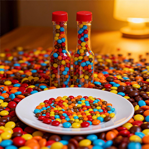 Wholesale Crispy Chocolate Beans OEM Halal Candy Multi-Colored <strong>Mini</strong> Snacks Sweets Candy Acceptable Customized Packaging - Product Image 3